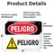 Signmission 5 in Height, 7 in Width, Vinyl Decal, Rectangle, Spanish OS-2PACK-DS-D-57-LS-1301 - alternate 3